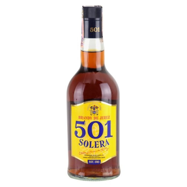 BRANDY 501 DE JEREZ SOLERA 36% 0,7L