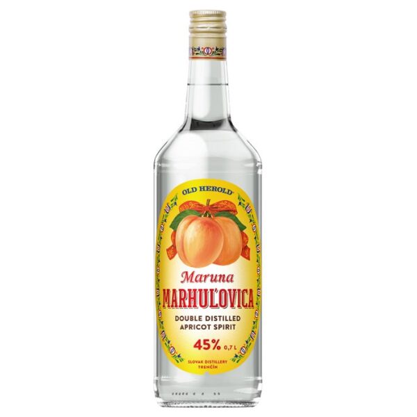 MARHUĽOVICA OKRUHLA DESTILÁT OLD HEROLD 45% 0,7L