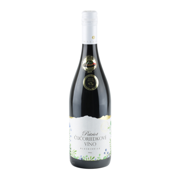 MILURON PATRIOT ČUČORIEDKOVÉ VÍNO 0,75L