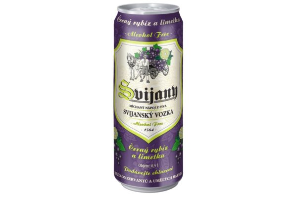 SVIJANY VOZKA ČERNÝ RYBÍZ.0,5L PLECH (Z)+ZÁLOH 0,15€
