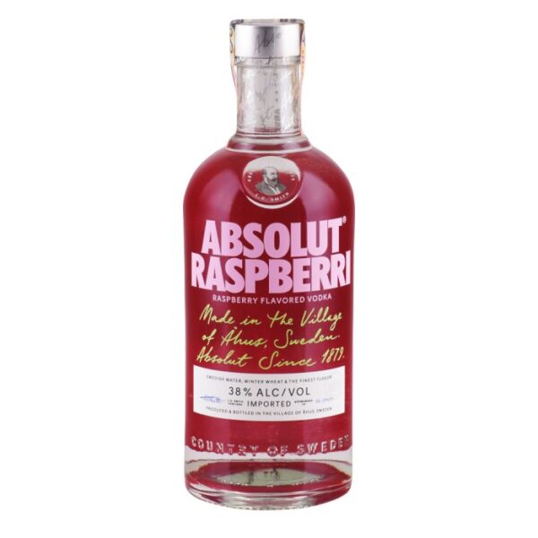 ABSOLUT VODKA RASPBERRI 38% 0,7L