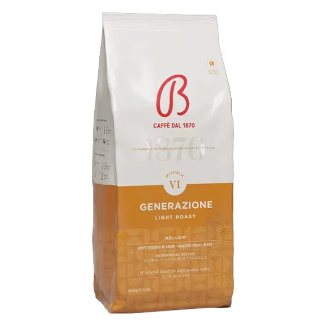 KÁVA BARBERA GENERAZIONE LIGHT ROAST ZRNKOVÁ 1KG