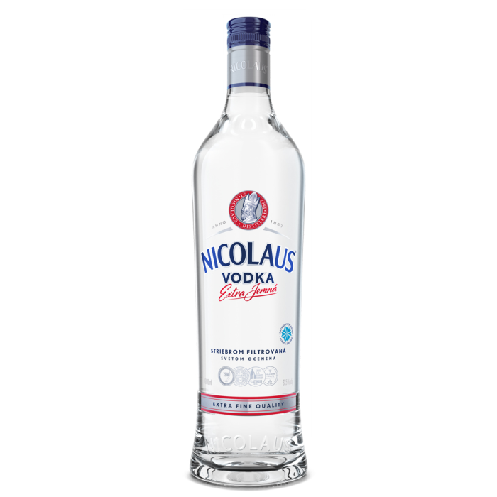 VODKA EXTRA JEMNÁ 37,5% 1L NICOLAUS